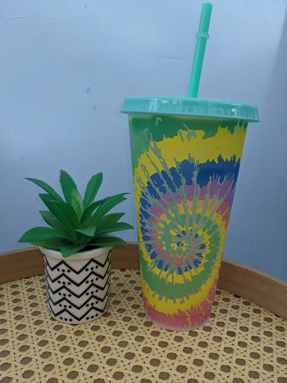 Tie-dye Colour changing cold cup